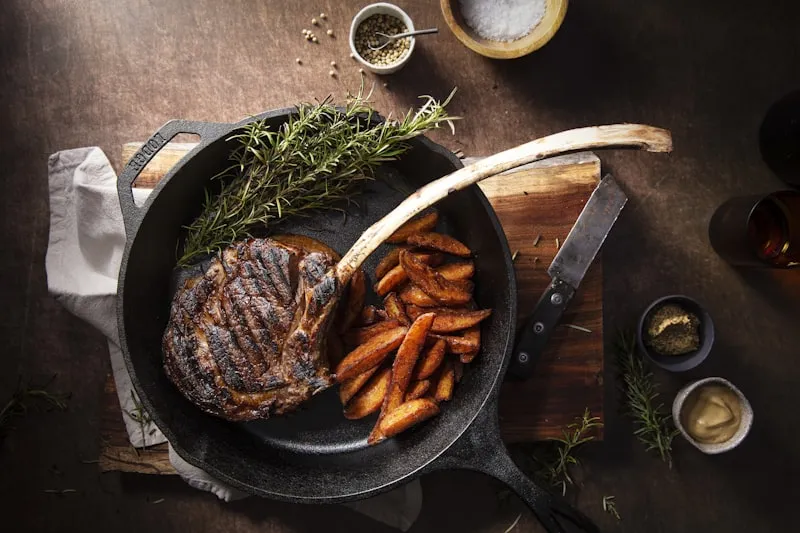 Juicy Wagyu slow smoked brisket carving with authentic pink smoke ring